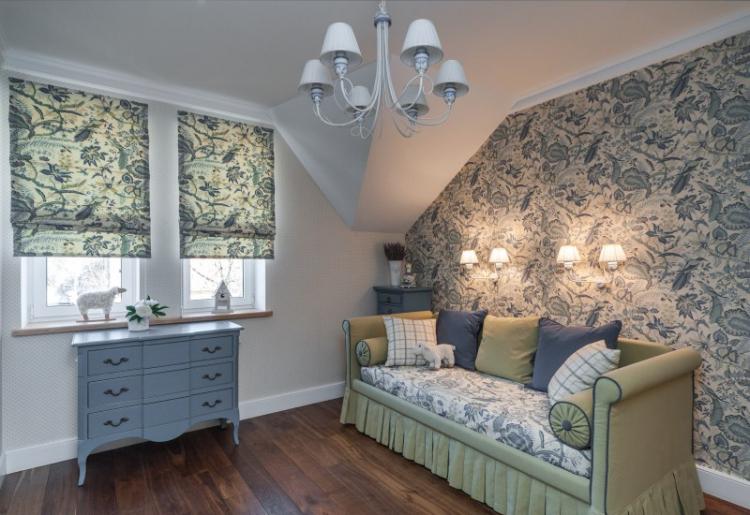 Chambre d'enfants dans le style anglais - Photo de design d'intérieur