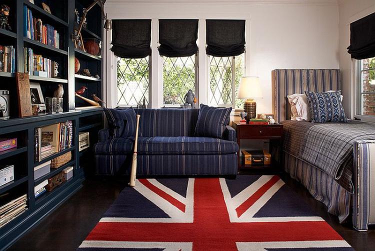 Chambre d'enfants dans le style anglais - Photo de design d'intérieur
