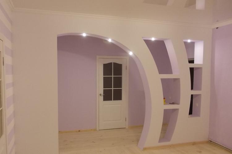 Arches de cloisons sèches thaïlandaises