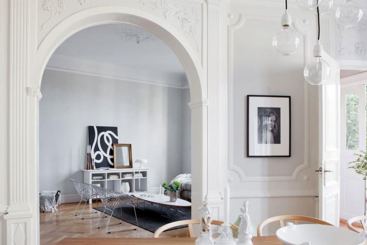 Stuc - Garniture d'arche en placoplâtre