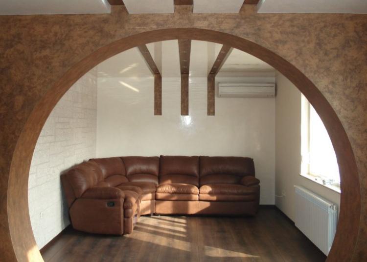 Arcs ronds en plaques de plâtre