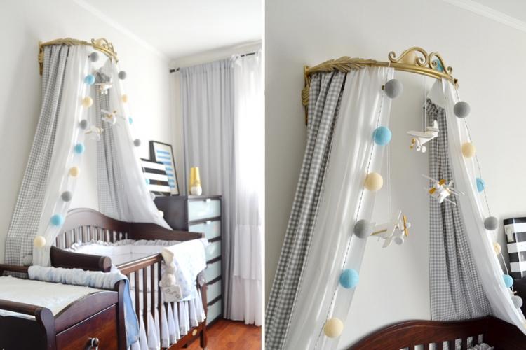 Auvent arqué à faire soi-même pour un berceau