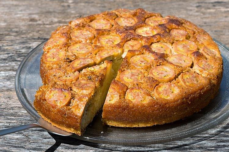 Tarte aux bananes sur kéfir au four - recettes