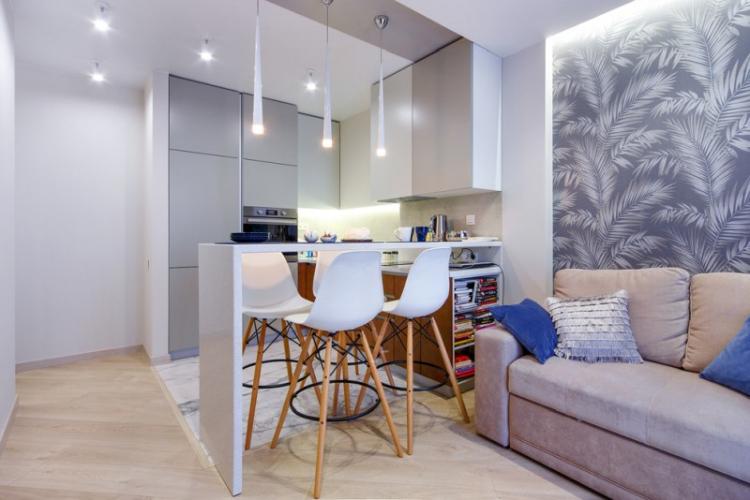 Comptoir de bar pour une petite cuisine