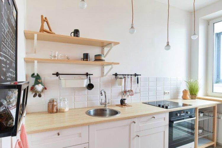 Cuisine blanche Ikea - photo de design d'intérieur