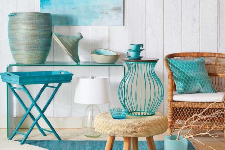 Caractéristiques et influence - Couleur turquoise à l'intérieur
