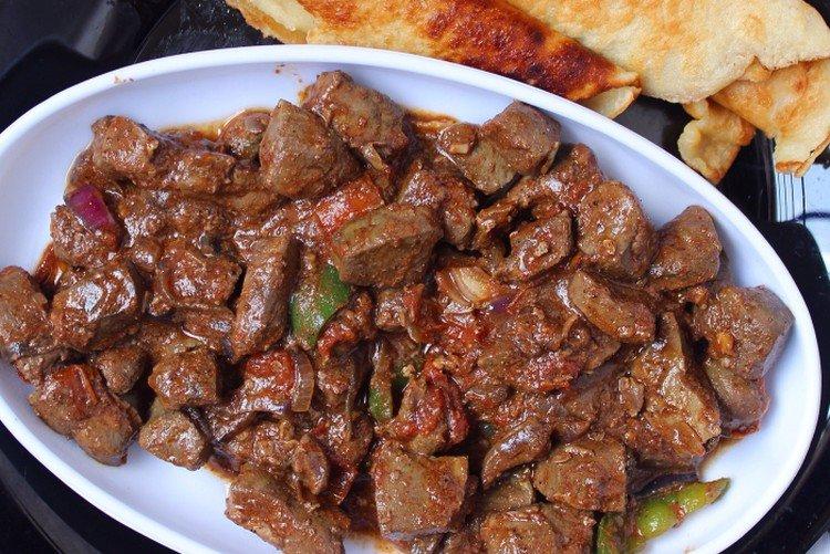 Goulasch de foie de boeuf - recettes