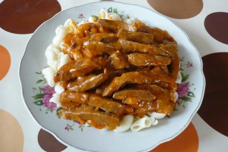 Foie de boeuf stroganoff - recettes