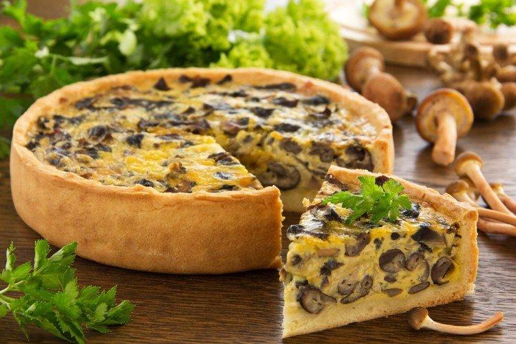 Quiche aux champignons et fromage - recettes