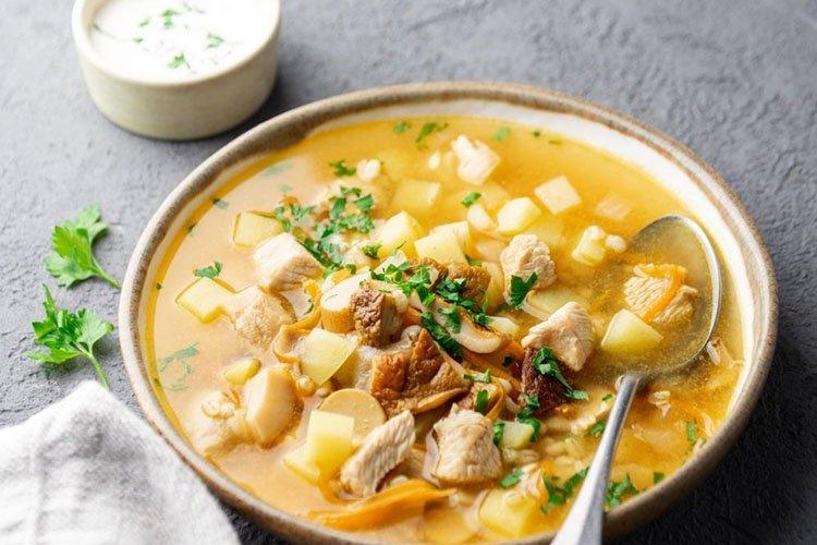 Soupe d'ailes de dinde - recettes