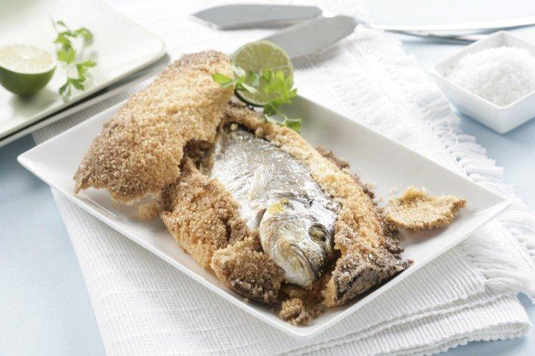 Poisson en manteau de sel - recettes