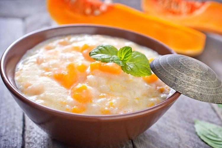 Bouillie de citrouille au four - recettes