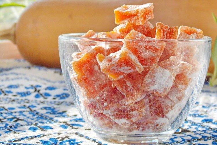 Potiron confit - recettes