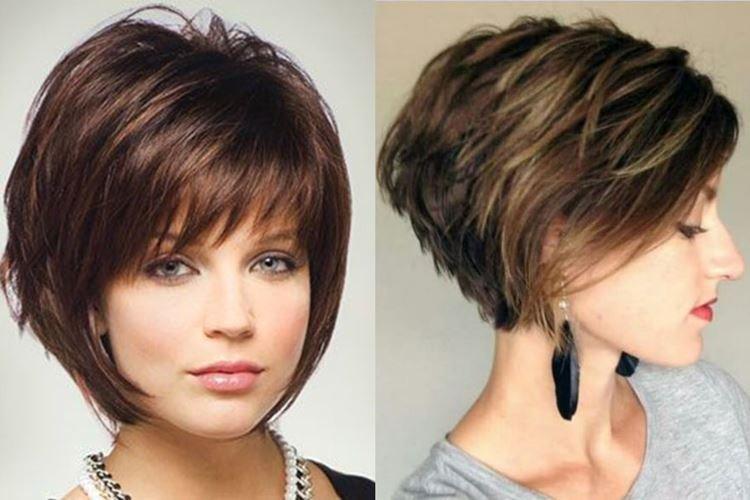 Carré déchiré avec une frange