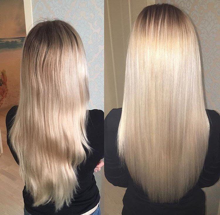 Botox pour les cheveux - photos avant et après