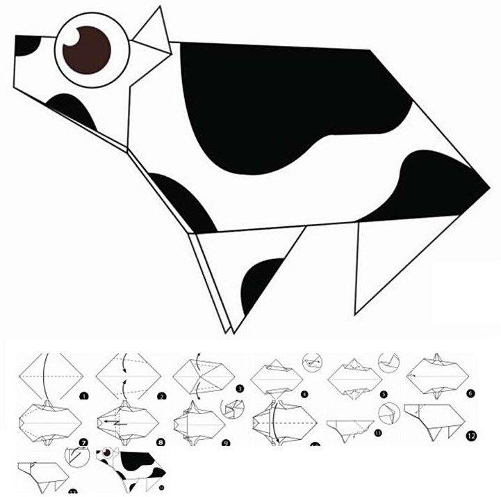 Gobie en papier origami simple