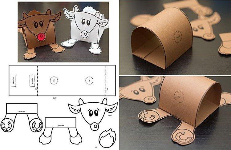 Gobie du Nouvel An en papier