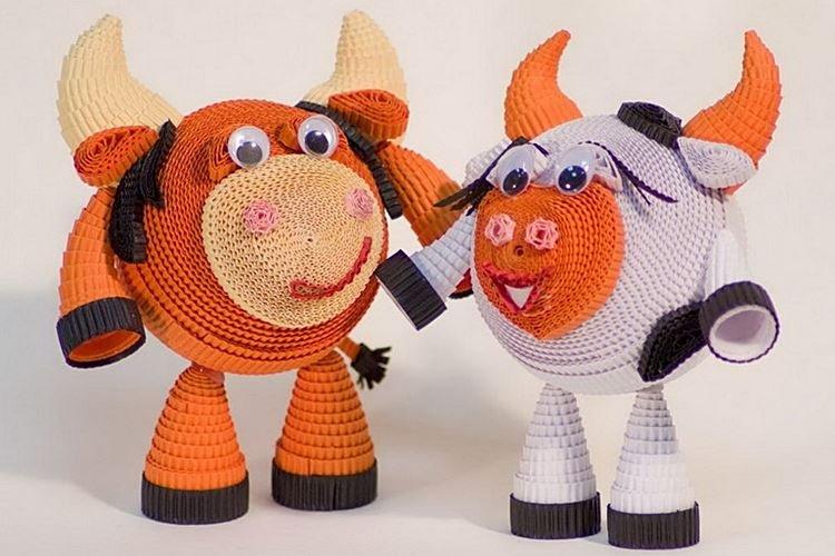 Gobie de papier pour le nouvel an 2021 - photos et idées