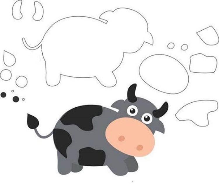 Applique gobie plate DIY en feutre