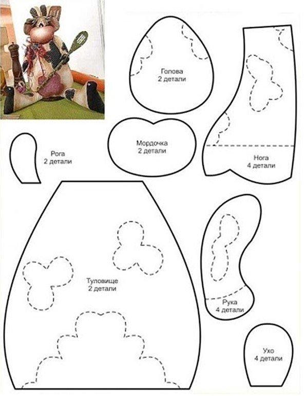 DIY gobie à longues pattes en tissu