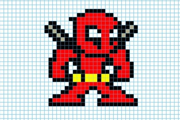 Dessins au pixel par cellules - Que peut-on dessiner lorsqu'on s'ennuie