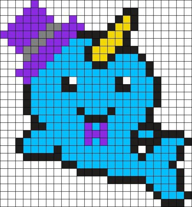 Dessins au pixel par cellules - Que peut-on dessiner lorsqu'on s'ennuie