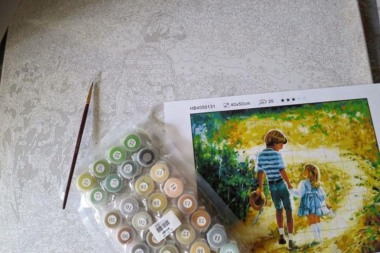 Coloriage sur toile - Quoi offrir à maman pour son anniversaire de sa fille