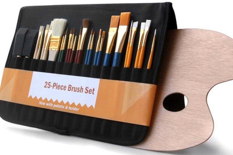 Un ensemble de pinceaux naturels - Quoi offrir à maman pour le nouvel an 2021