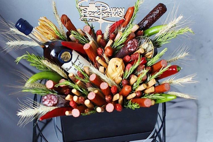 Bouquet de collations - Quoi offrir à papa pour son anniversaire de ses propres mains