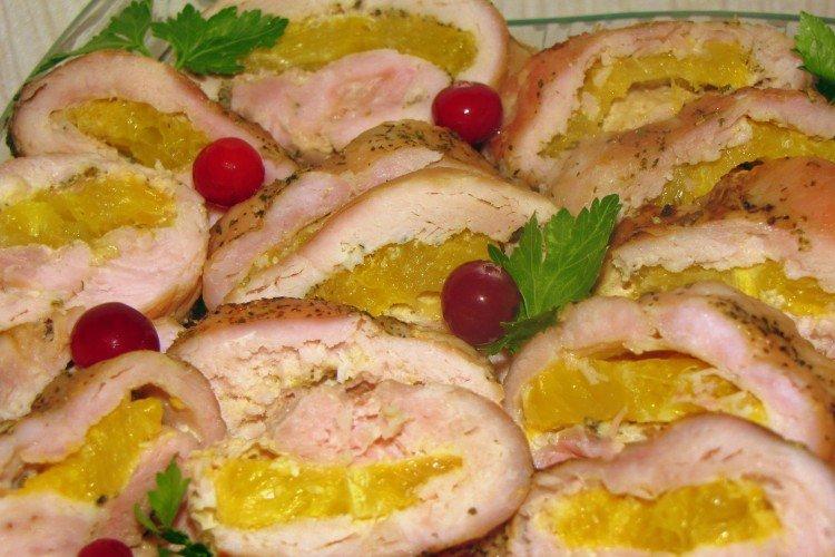 Filet de dinde aux tranches de mandarine - Que cuisiner à partir de recettes de filet de dinde