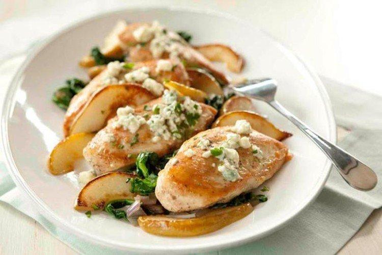 Filet de dinde aux poires - Que cuisiner à partir de recettes de filet de dinde