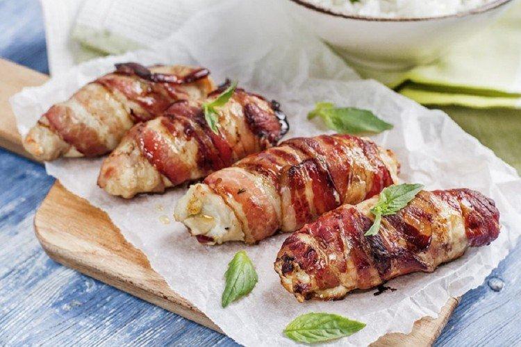 Rouleaux de poulet au bacon - Que cuisiner avec du poulet