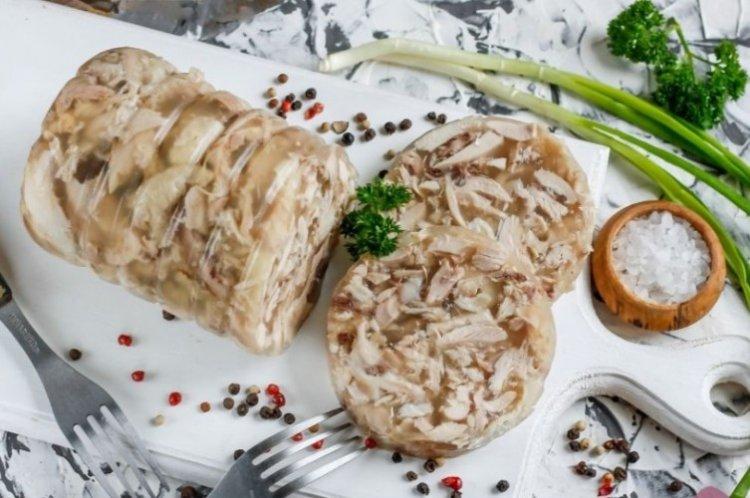 Rouleau de poulet à la gélatine - Que cuisiner avec du poulet