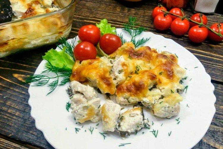 Poulet au fromage sur le chaud - Que cuisiner à partir de recettes de filet de poulet