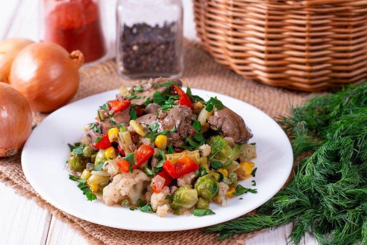 Ragoût de légumes au foie de poulet - Que cuisiner avec du foie de poulet