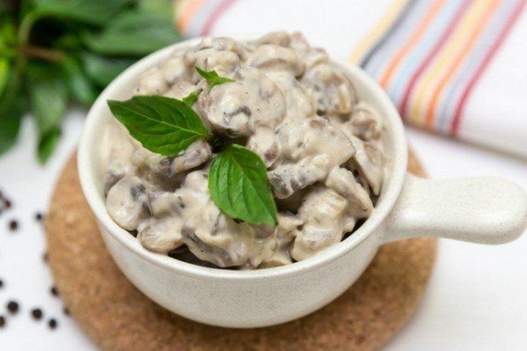Champignons à la crème - Que cuisiner à partir de recettes de champignons