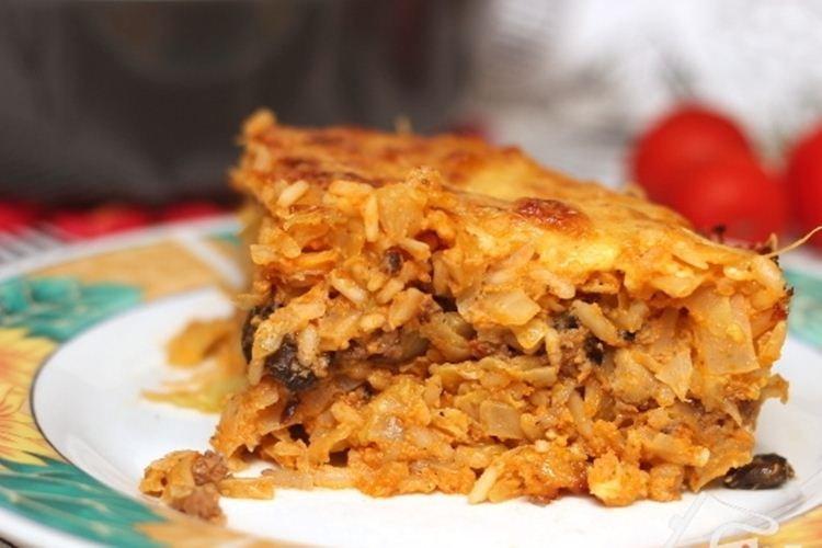 Casserole de choux au porc haché et aux champignons - Que cuisiner à partir de recettes de porc haché