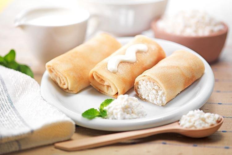Crêpes au fromage cottage - Que cuisiner à partir de fromage cottage