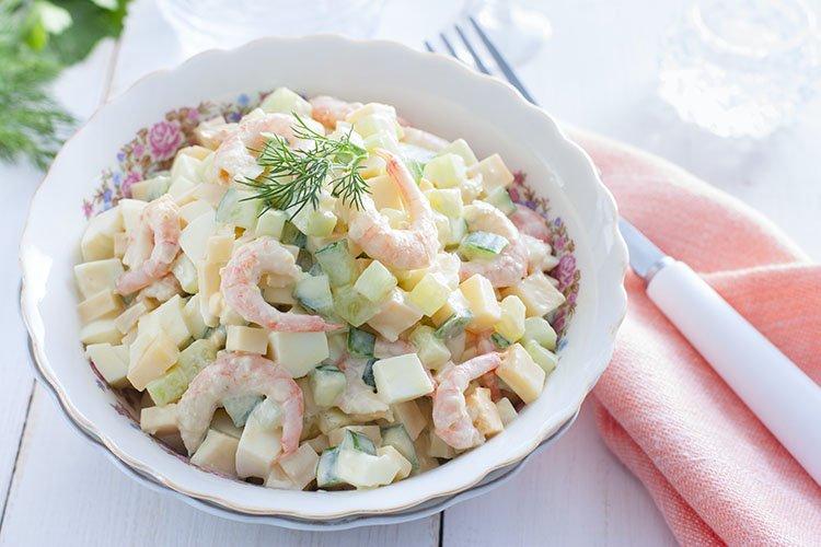 Salade Poséidon - Que cuisiner pour les recettes d'anniversaire