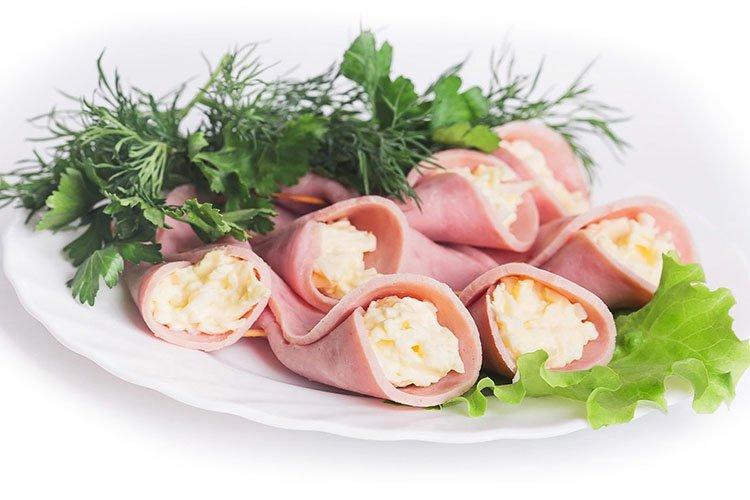 Collation au jambon et au fromage - Que cuisiner pour les recettes d'anniversaire