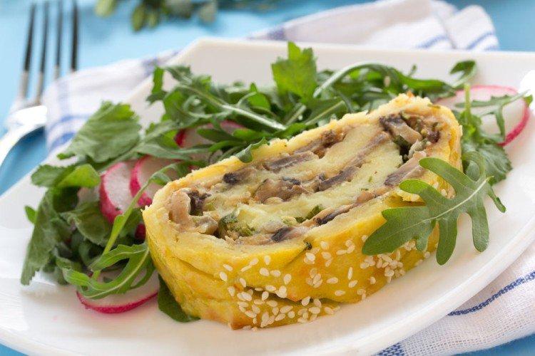 Rouleau de pommes de terre - Que cuisiner sur les recettes de table de fête