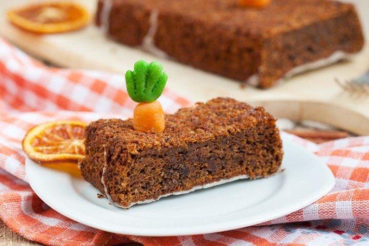 Gâteau aux carottes aux amandes - Que cuisiner pour un enfant pour les recettes du déjeuner