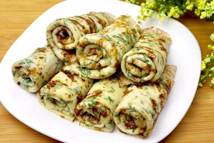 Crêpes au caillé aux herbes - Que cuisiner pour un enfant pour le dîner