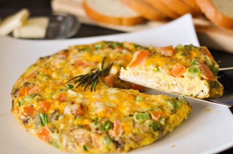 Omelette au maïs bouilli - Que cuisiner pour votre enfant pour le dîner