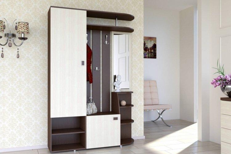 Couleur wengé dans le couloir - conception de photos