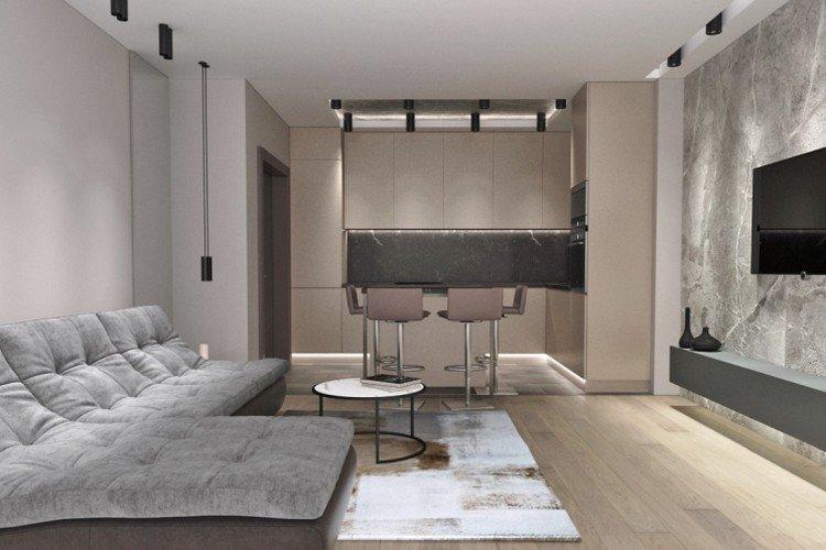 Monochrome et demi-teinte - Combinaisons de couleurs pour murs, sols et plafonds