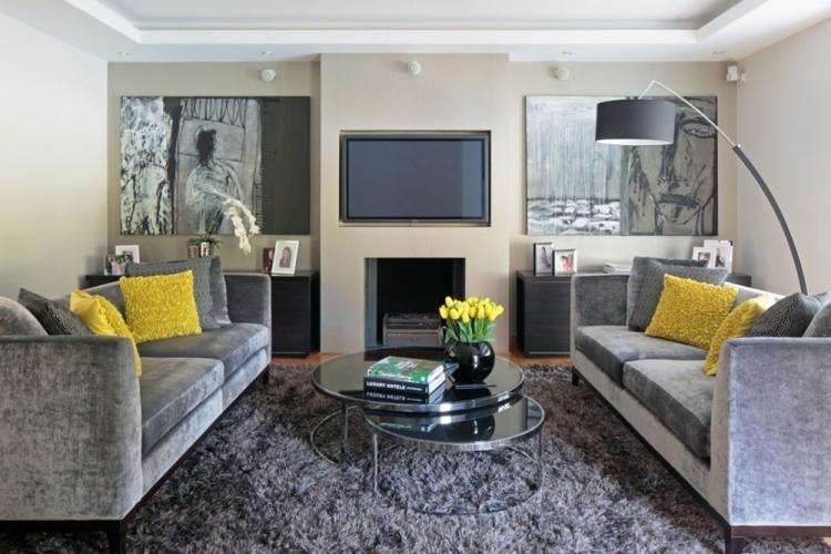 Couleurs froides et chaudes - Combinaisons de couleurs pour murs, sols et plafonds