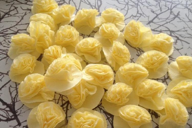 Pissenlit - Fleurs de serviette DIY