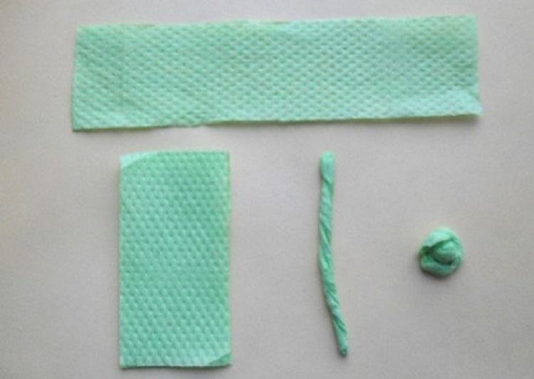 Coquelicot - Fleurs de serviette DIY