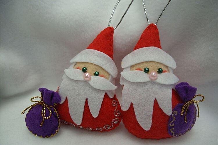 Fabriquer le Père Noël de ses propres mains - photos et idées